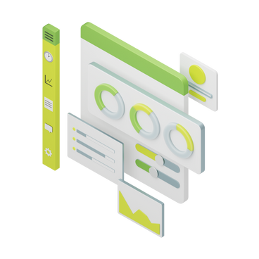 3D Isometric Style Vector Illustrations in PNG and SVG